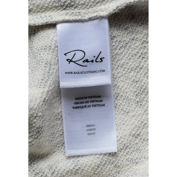 RAILS NWT ALICE COTTON BLEND MIXED GREY CHEETAH SWEATSHIRT. SIZE S - Picture 9 of 11